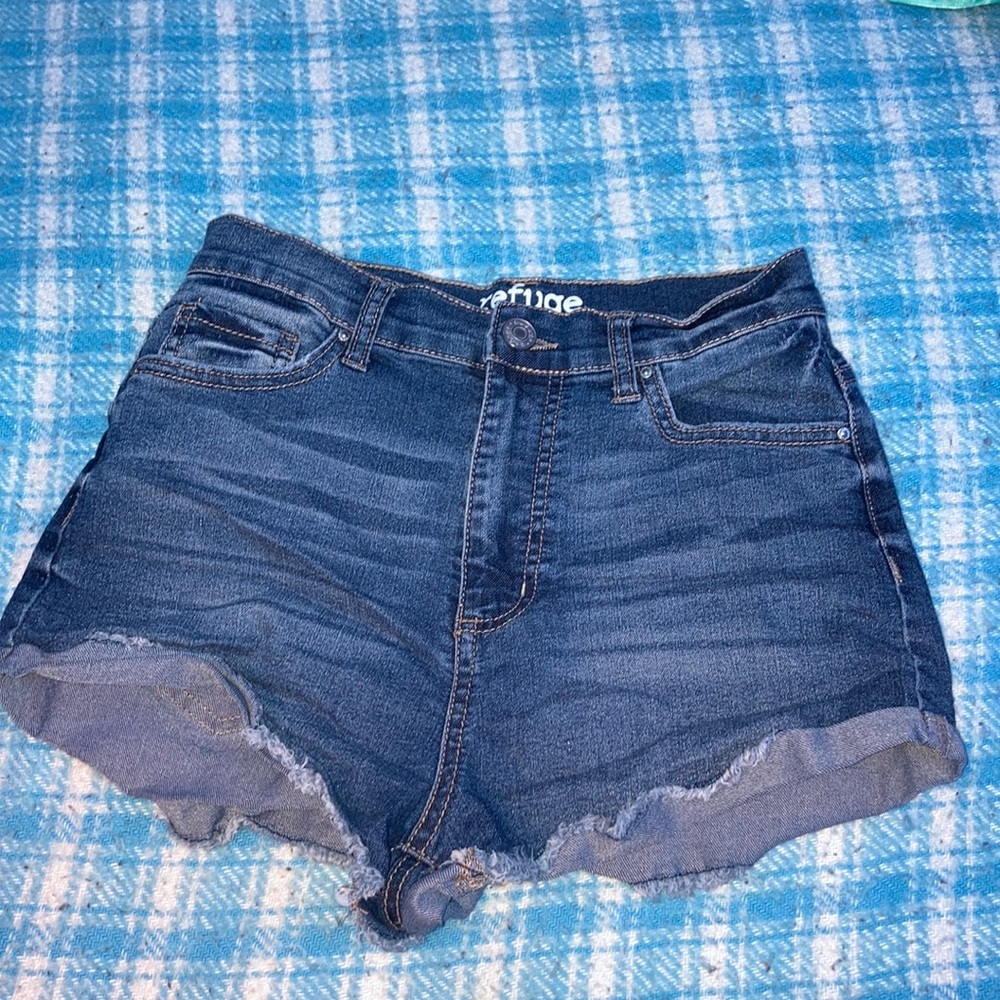Denim shorts